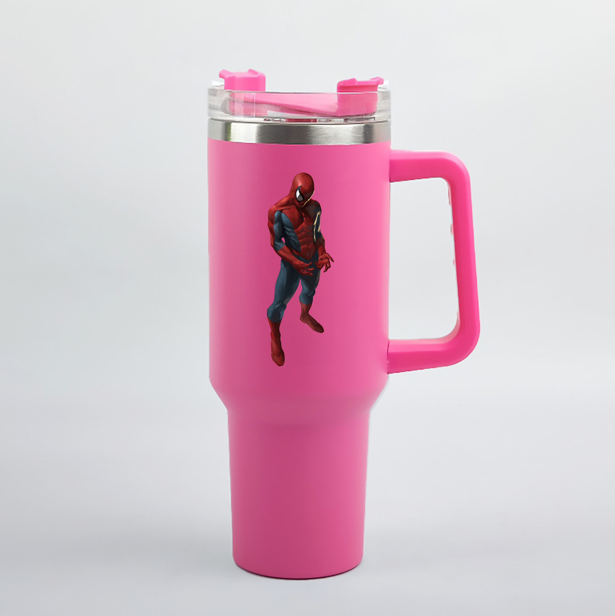 （画像用） Spider Man スパイダーマン 1200mL車用タンブラー（カラープリント）